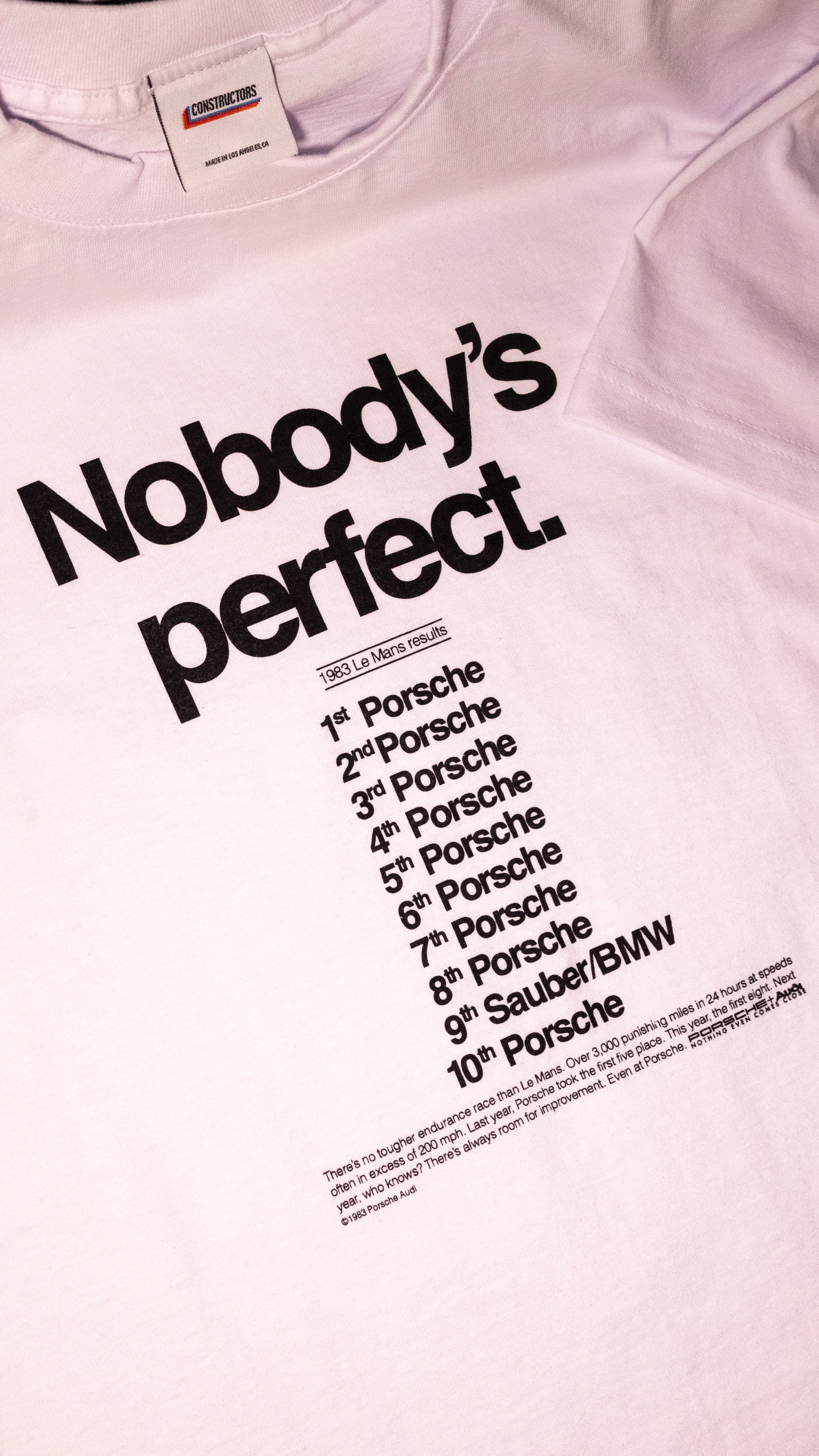 "Nobody's Perfect" Graphic Tee